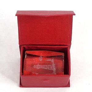 Paperweight Laser Etched Prism Clear Crystal Cube Lighthouse Nautical‎ Seagulls